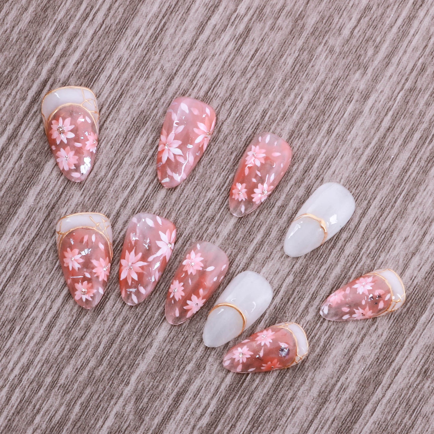 Sakura Serenity Press On Nail
