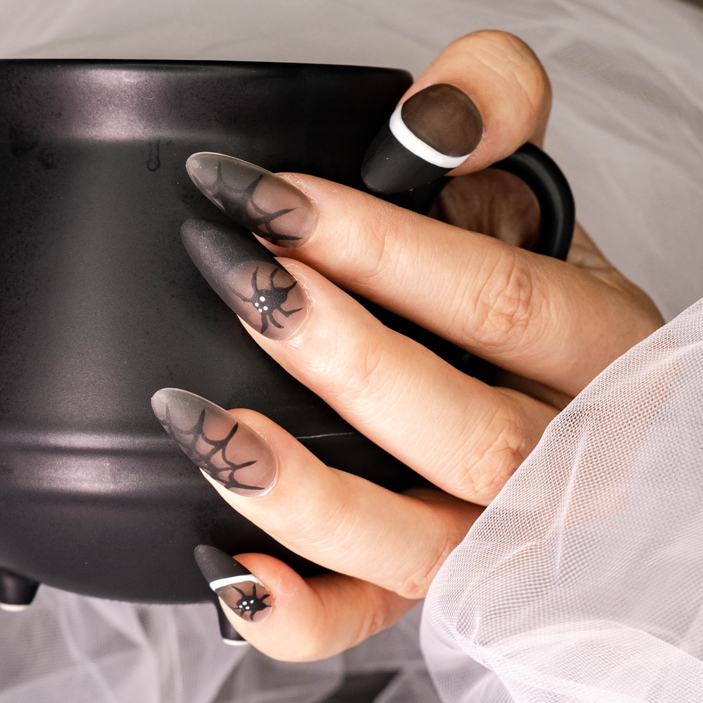 Gothic Spiders Press On Nail