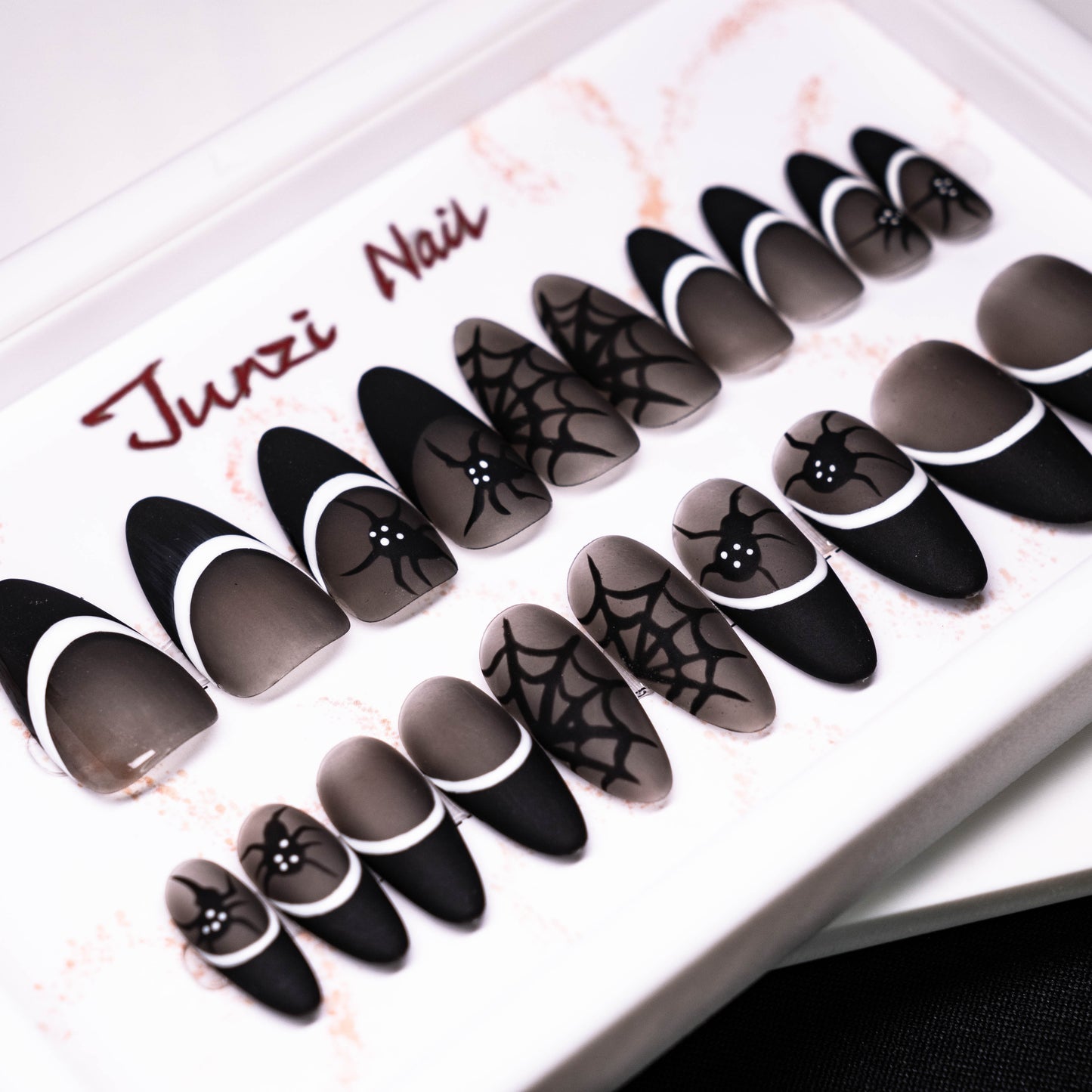 Gothic Spiders Press On Nail