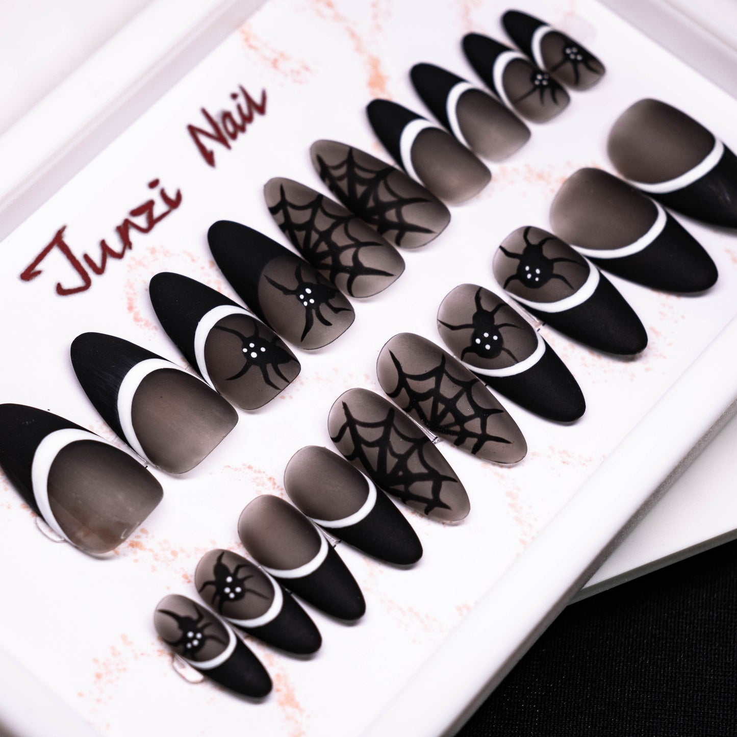 Gothic Spiders Press On Nail