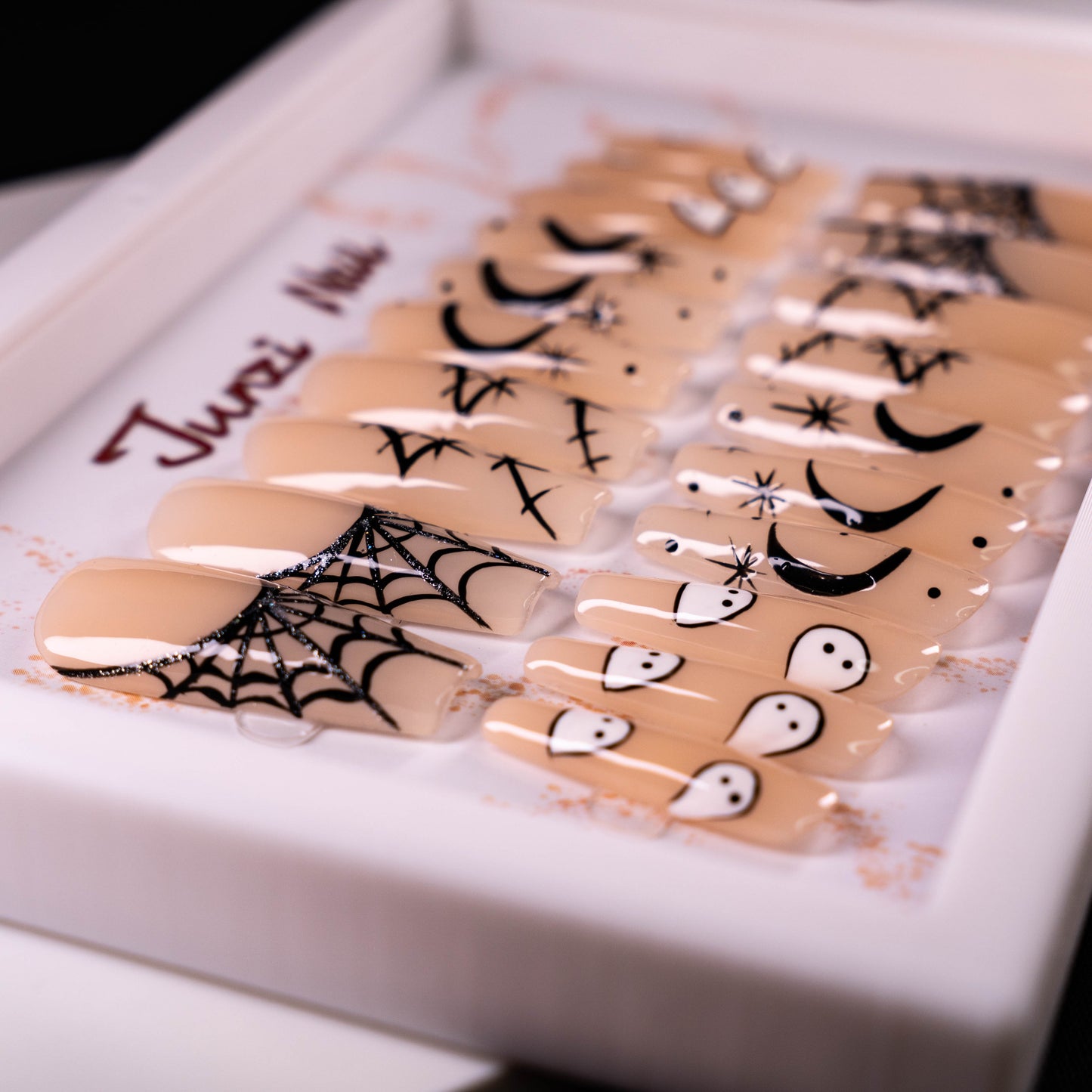Spooky Stardust Halloween Press On Nail