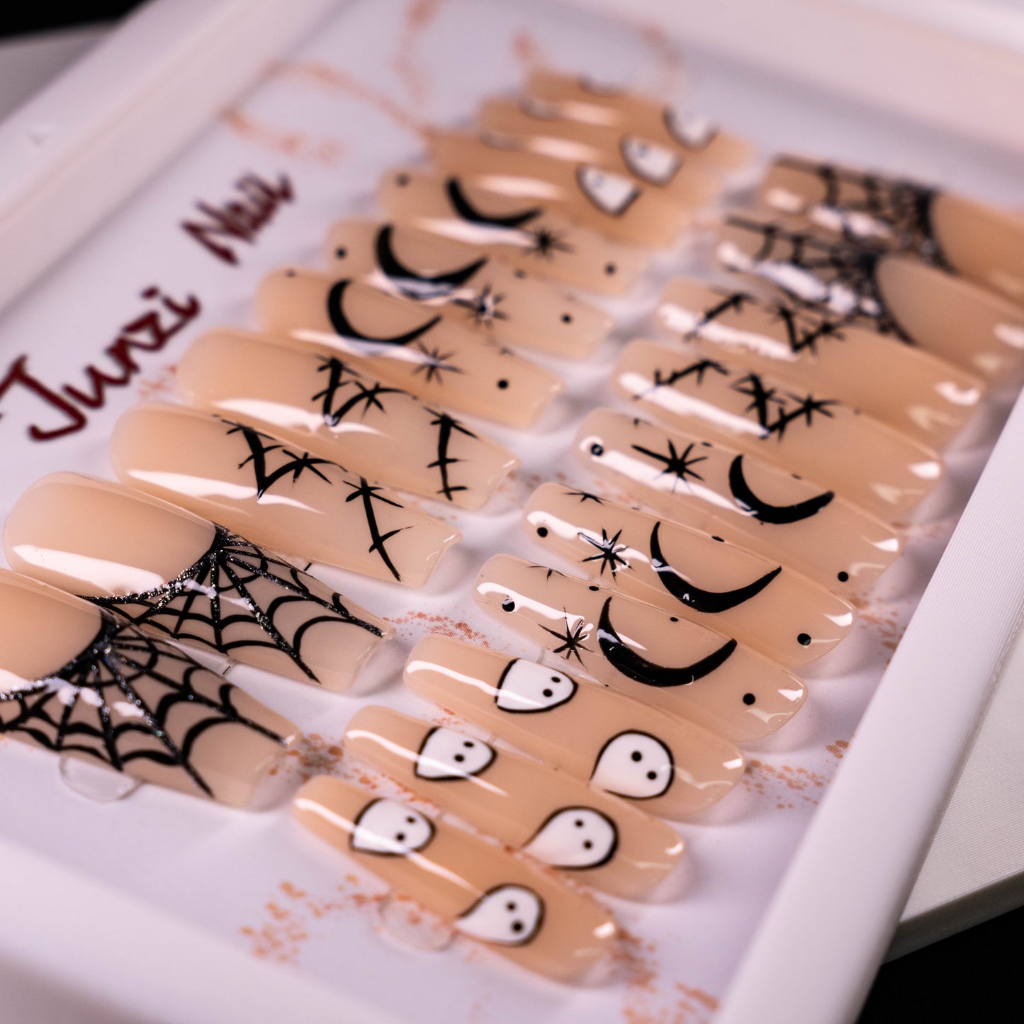 Spooky Stardust Halloween Press On Nail