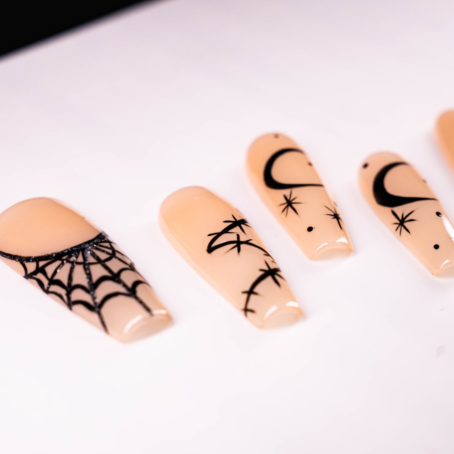 Spooky Stardust Halloween Press On Nail