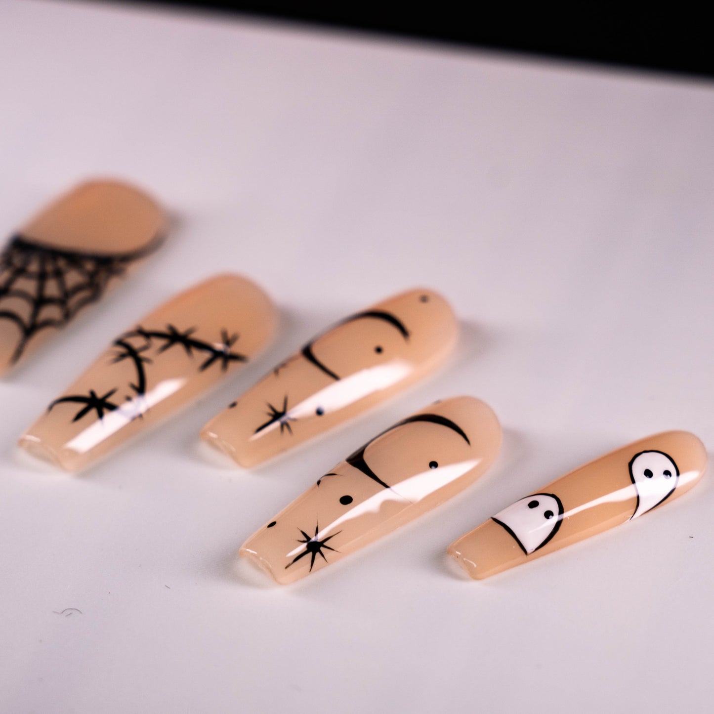 Spooky Stardust Halloween Press On Nail