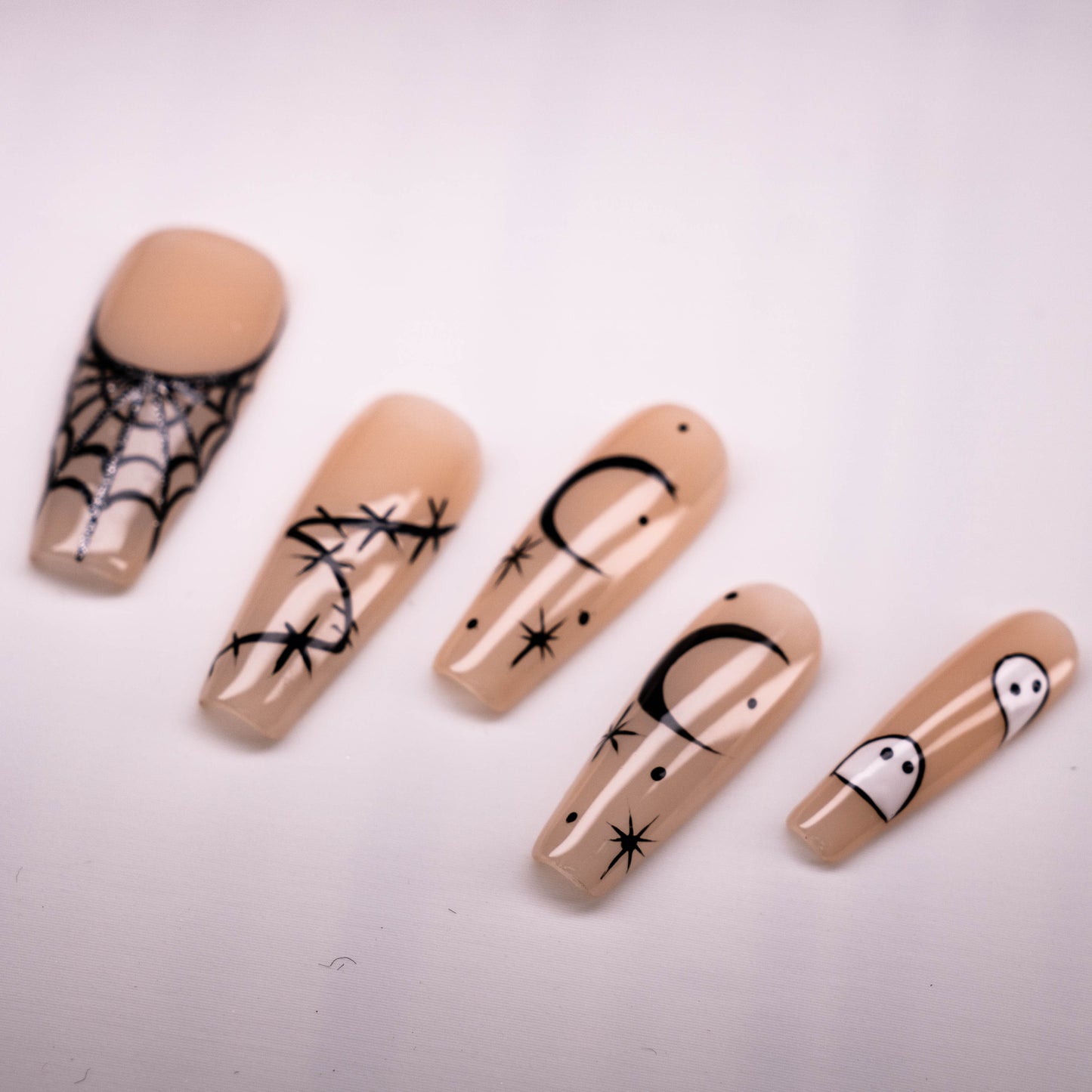 Spooky Stardust Halloween Press On Nail