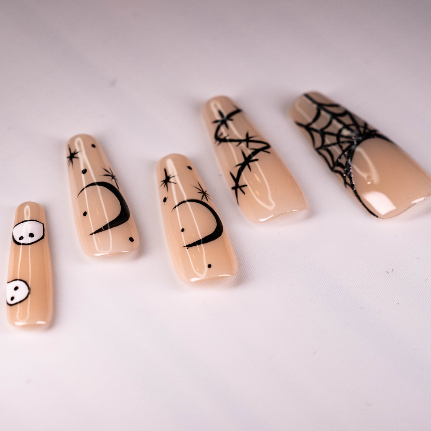 Spooky Stardust Halloween Press On Nail