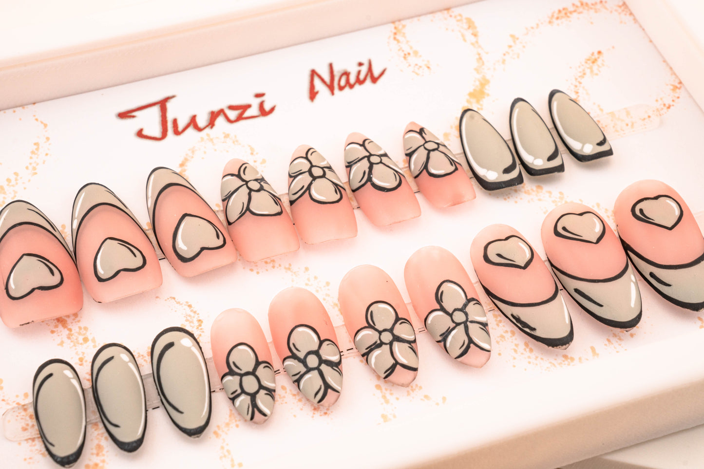 Petal Elegance Press On Nail