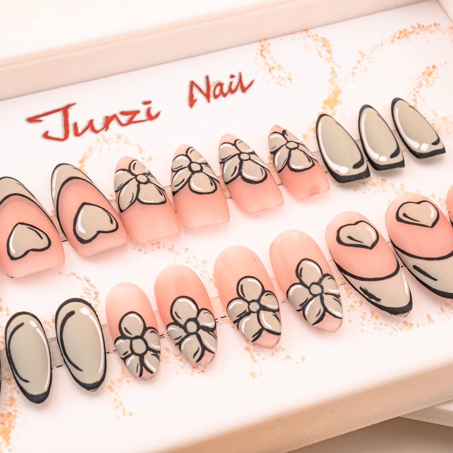 Petal Elegance Press On Nail