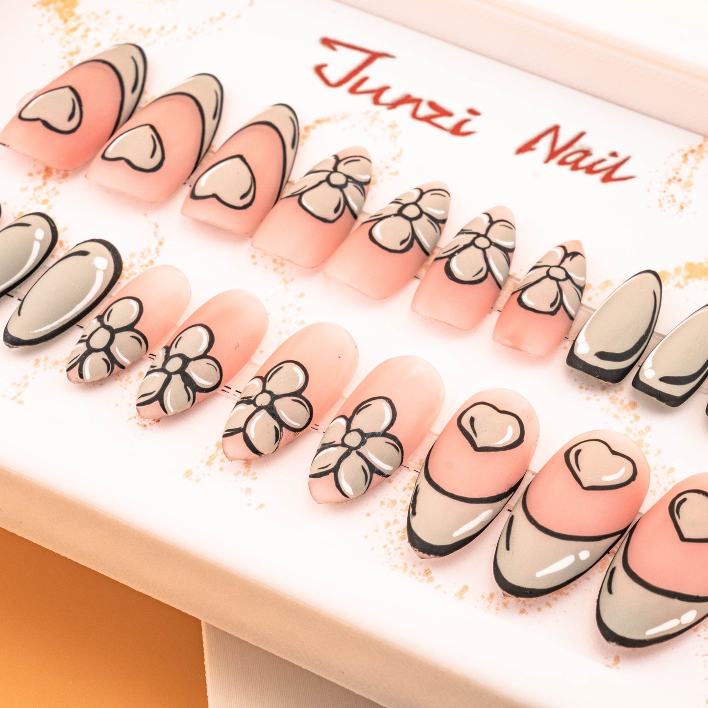 Petal Elegance Press On Nail