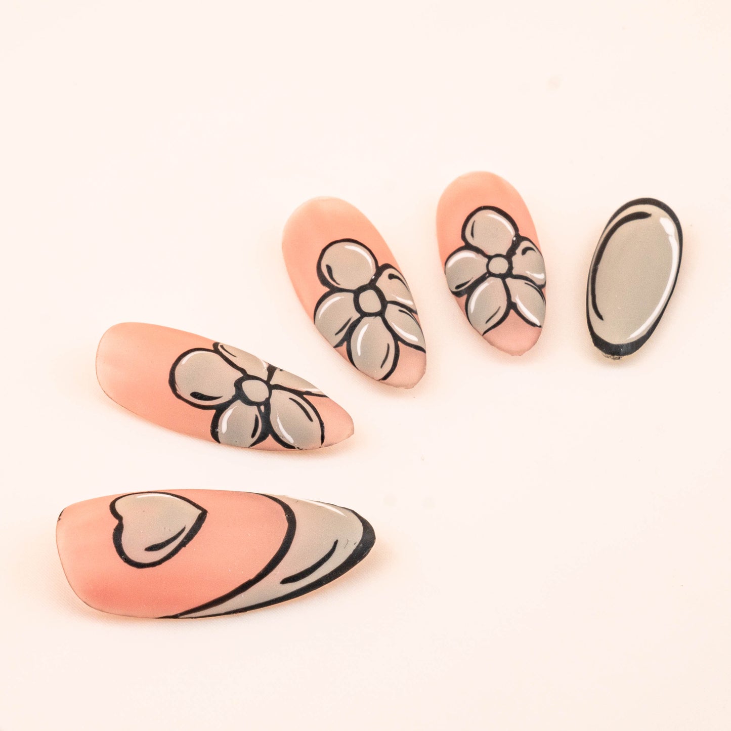 Petal Elegance Press On Nail