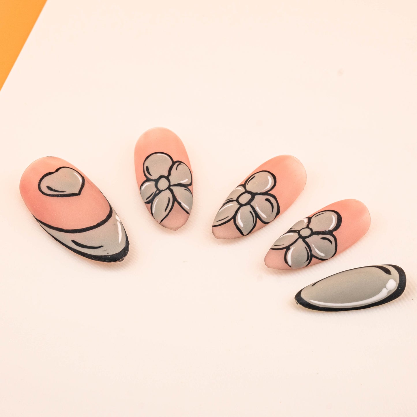 Petal Elegance Press On Nail