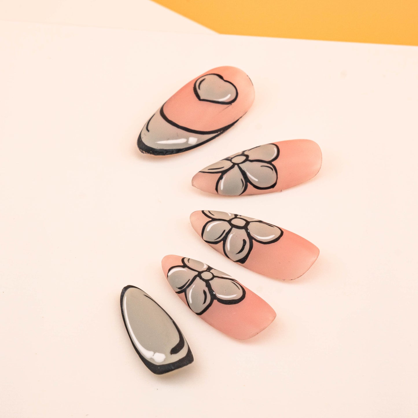 Petal Elegance Press On Nail