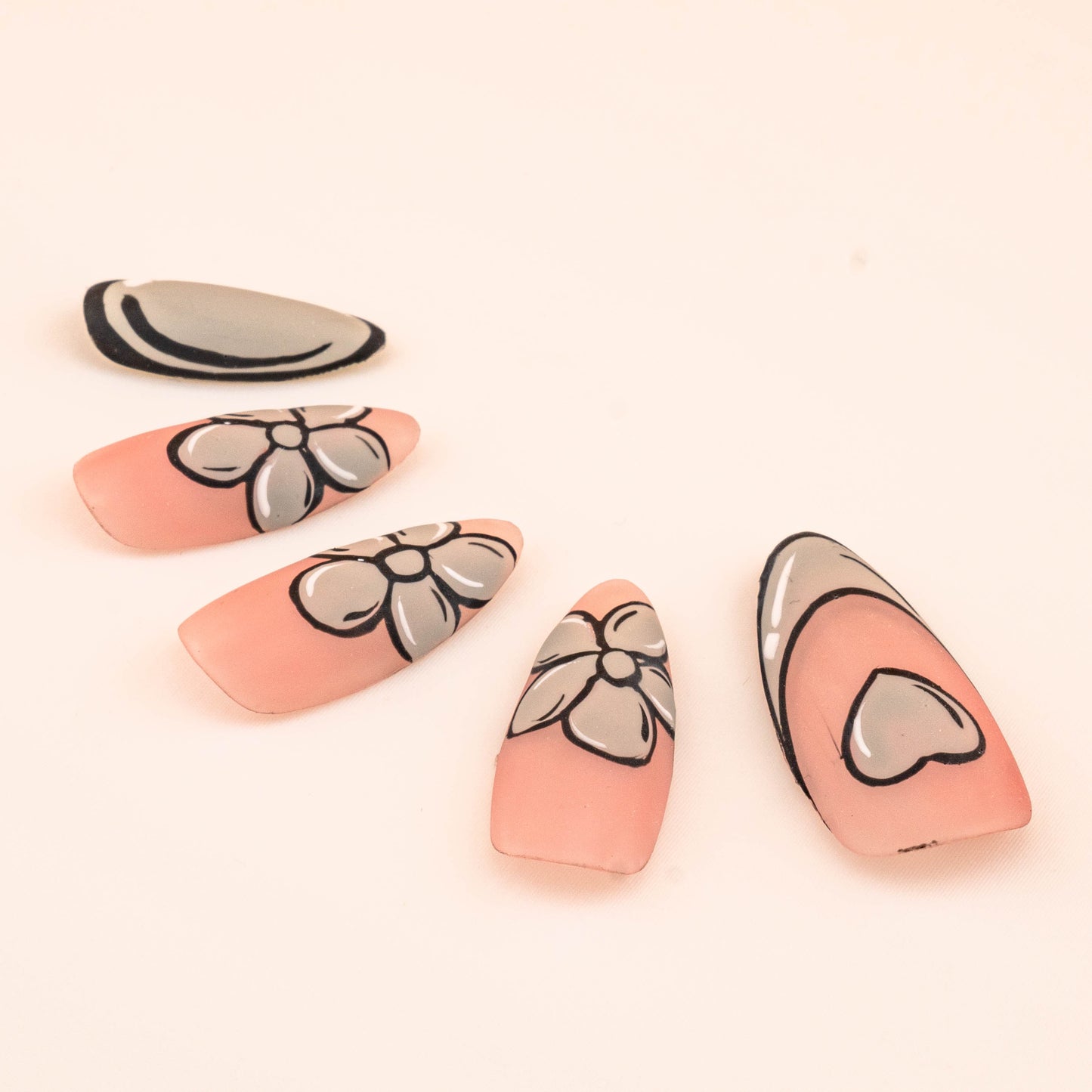 Petal Elegance Press On Nail