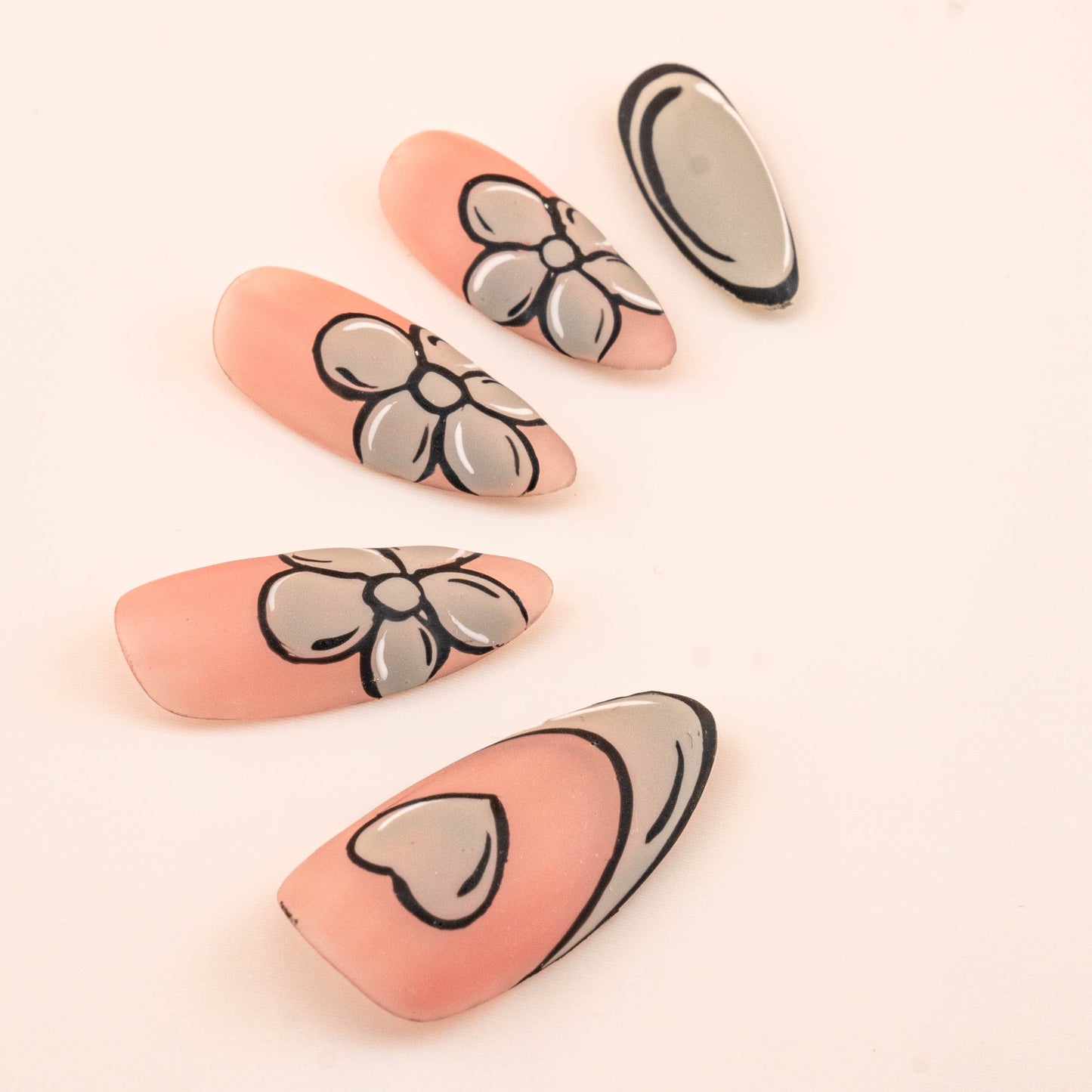 Petal Elegance Press On Nail