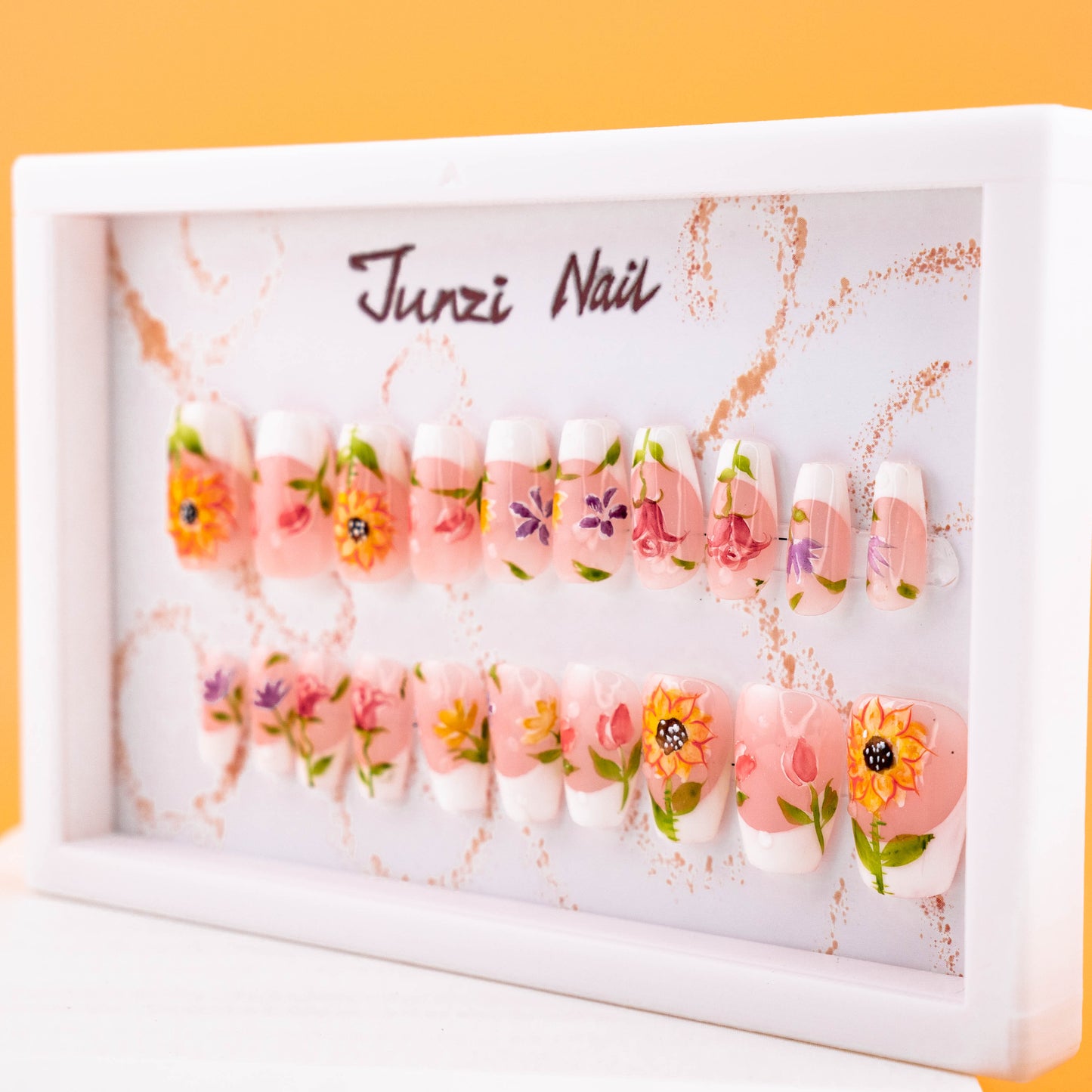 Sunflower Spring Press on Nail