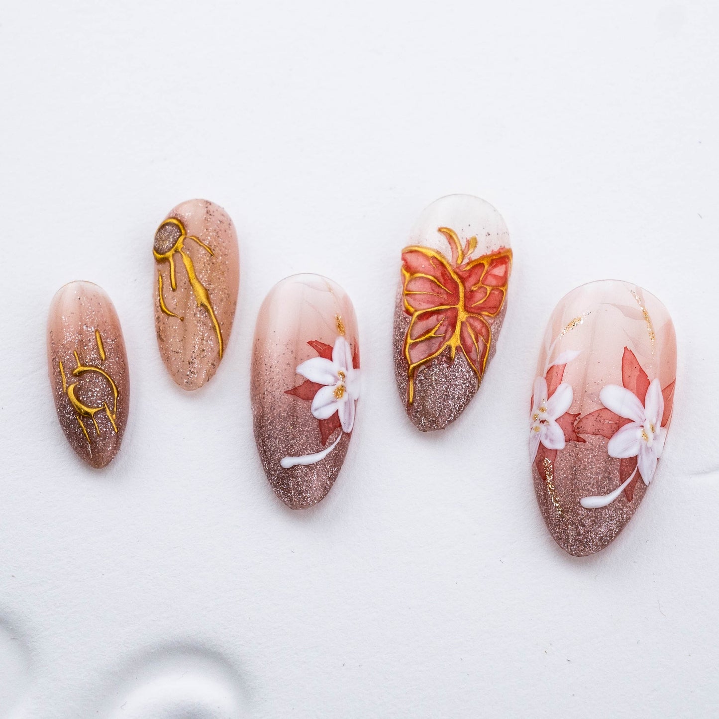 Enchanted Bloom Gala Press On Nail