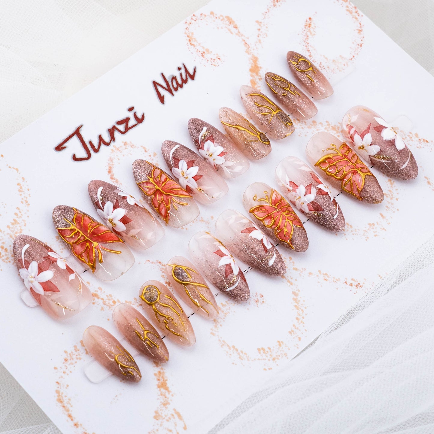 Enchanted Bloom Gala Press On Nail