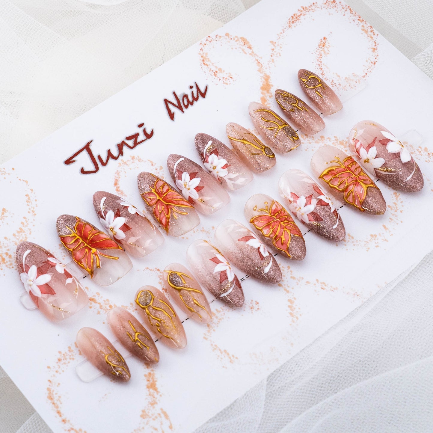 Enchanted Bloom Gala Press On Nail
