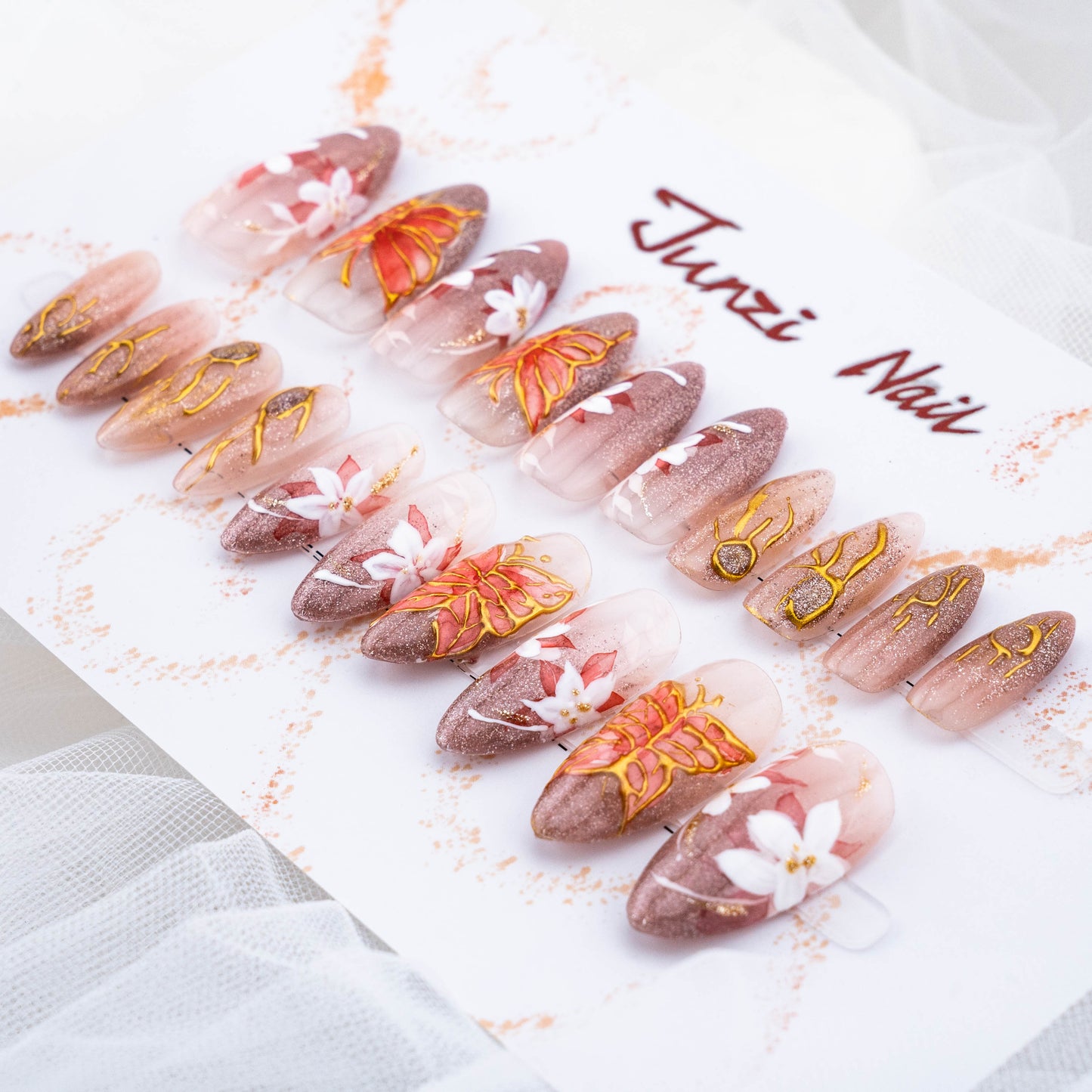 Enchanted Bloom Gala Press On Nail
