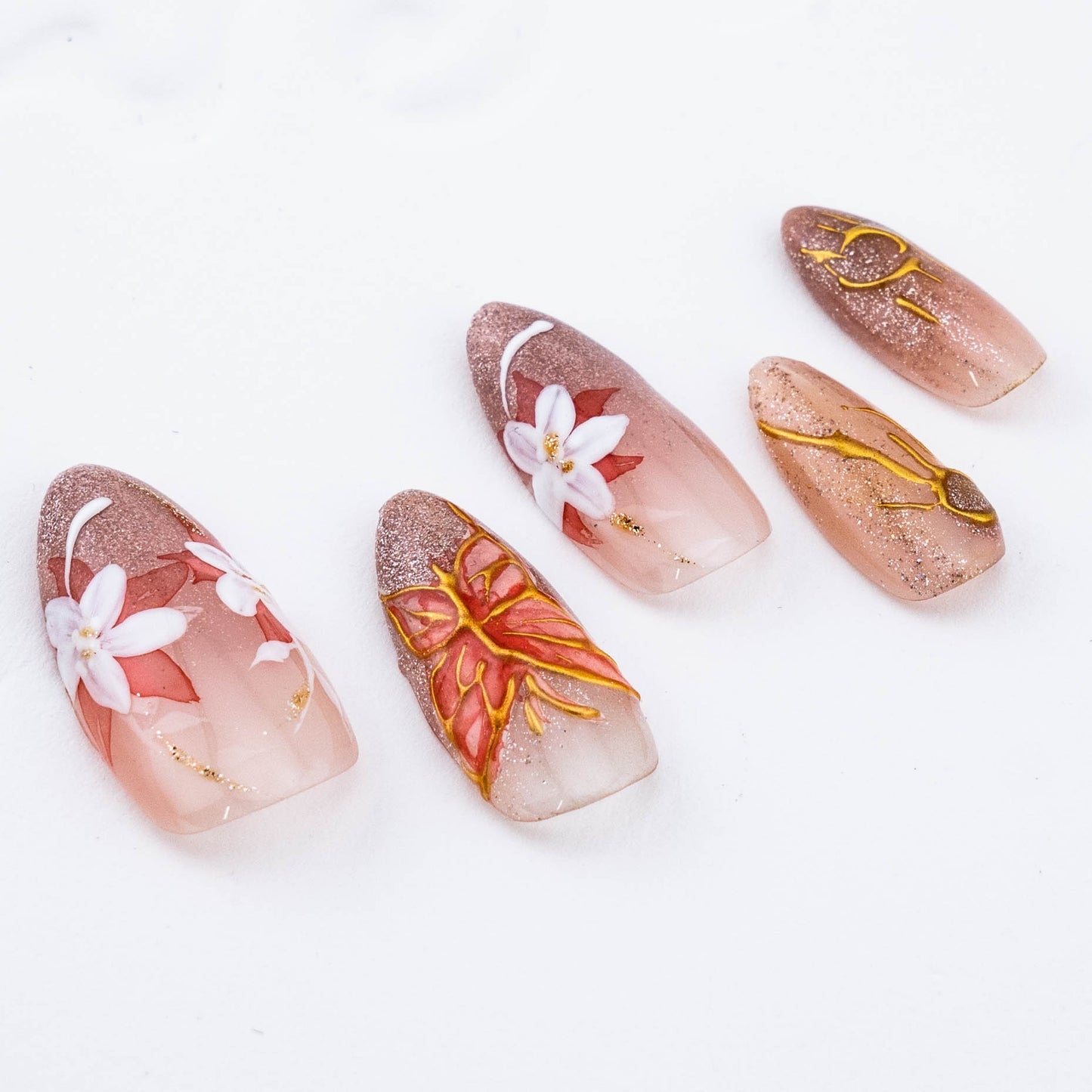 Enchanted Bloom Gala Press On Nail