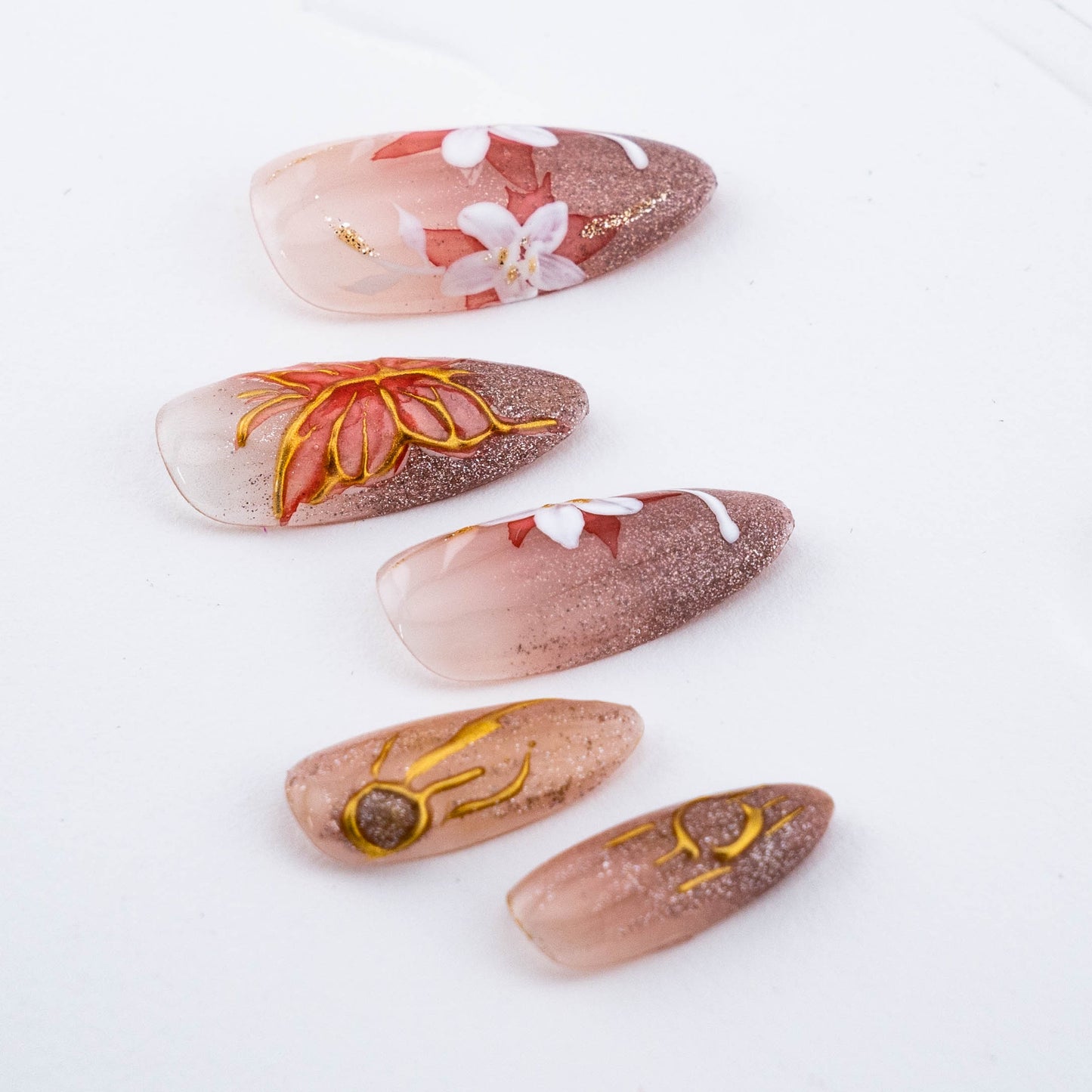 Enchanted Bloom Gala Press On Nail