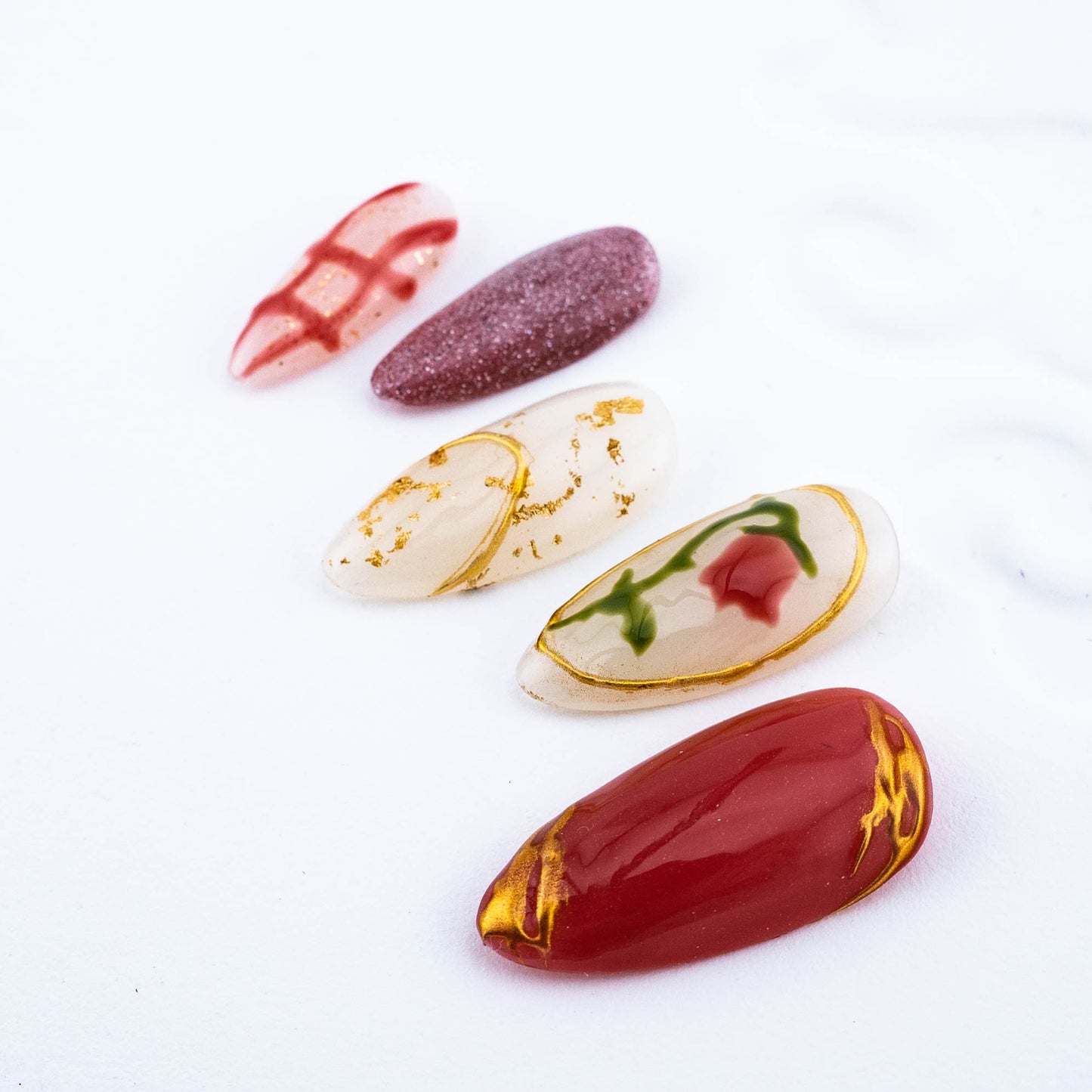 Velvet Rose Handmade Press on Nail