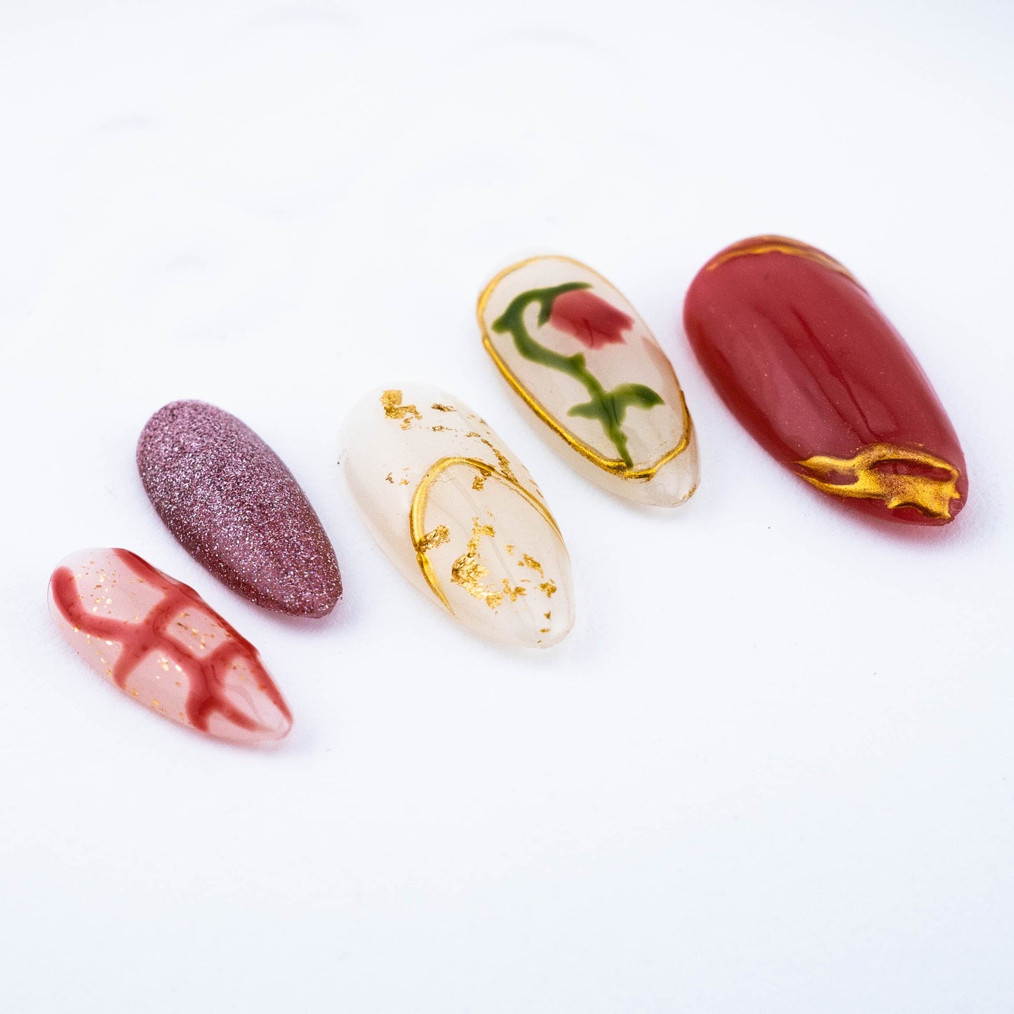 Velvet Rose Handmade Press on Nail