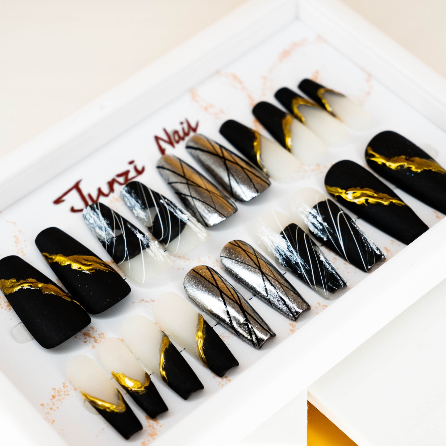 Abstract Elegance Press On Nail