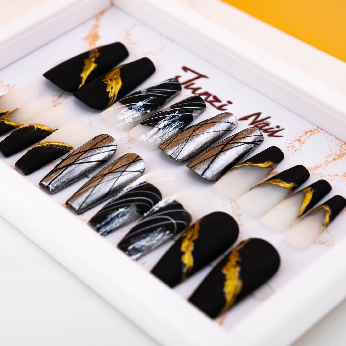 Abstract Elegance Press On Nail