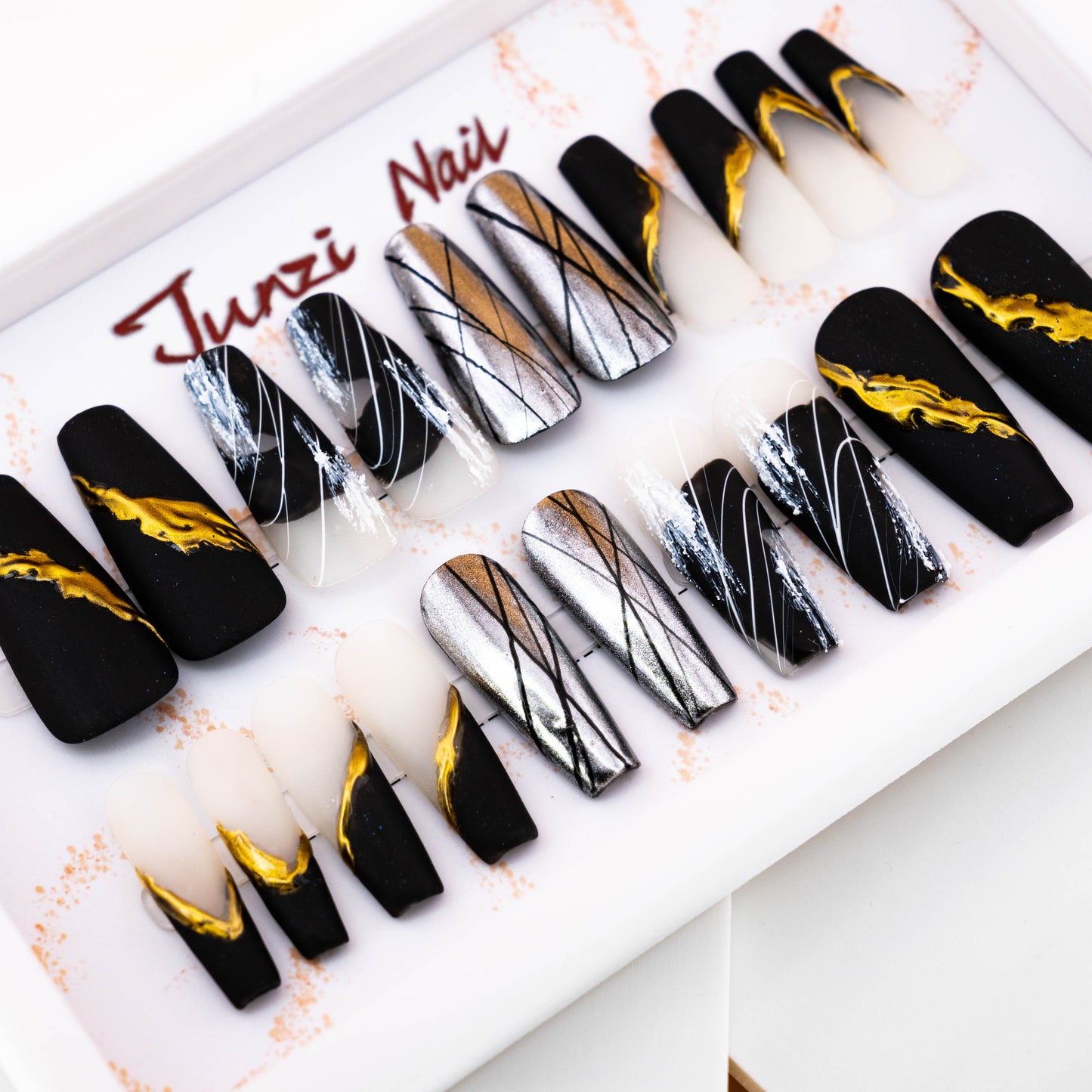 Abstract Elegance Press On Nail