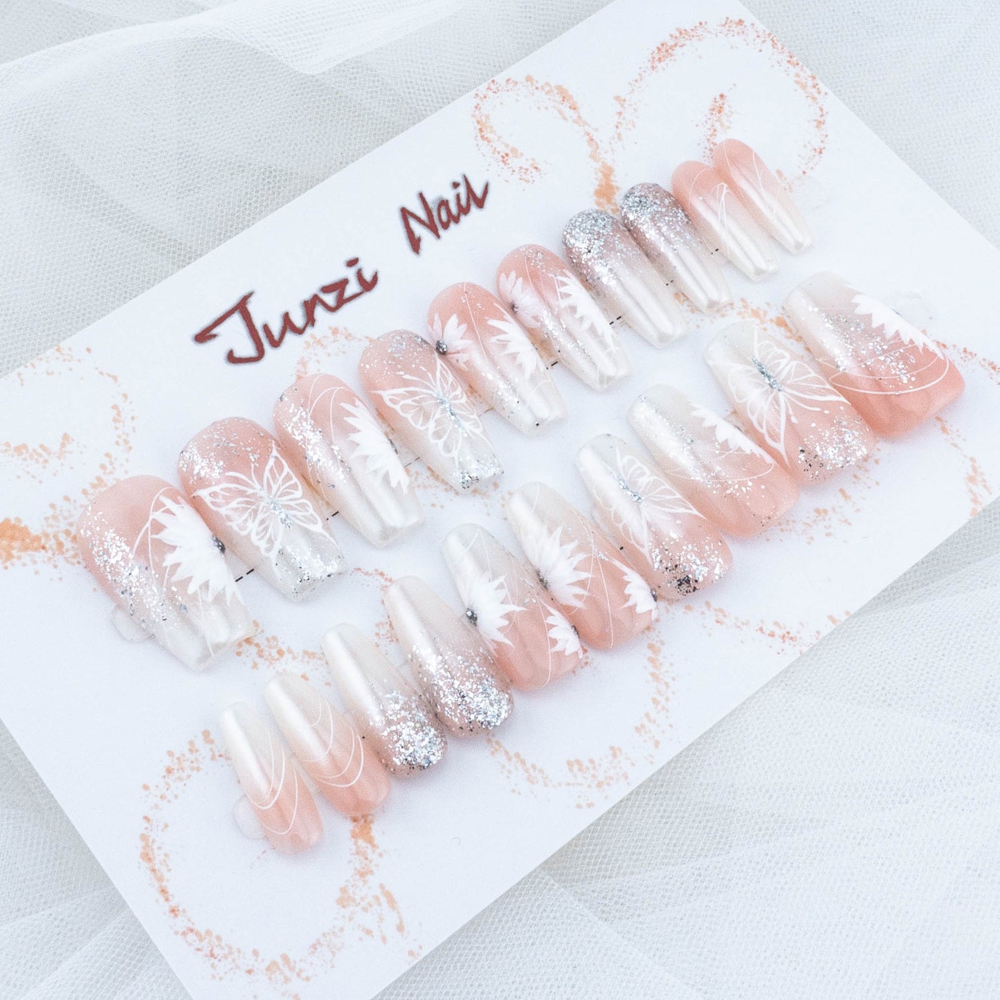 Glittering Garden Gala Press On Nail