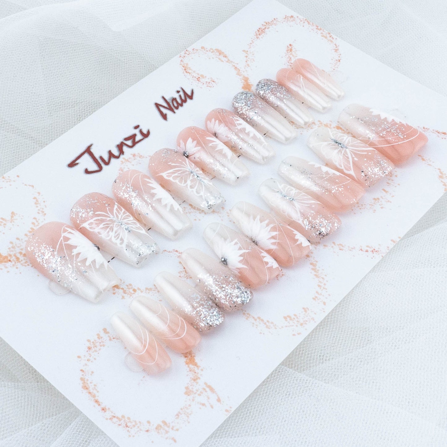 Glittering Garden Gala Press On Nail
