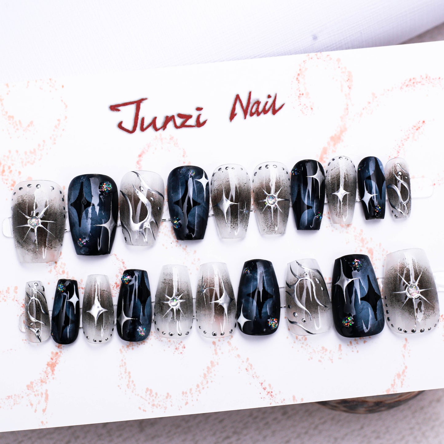 Starlit Twilight Whisper Press On Nail