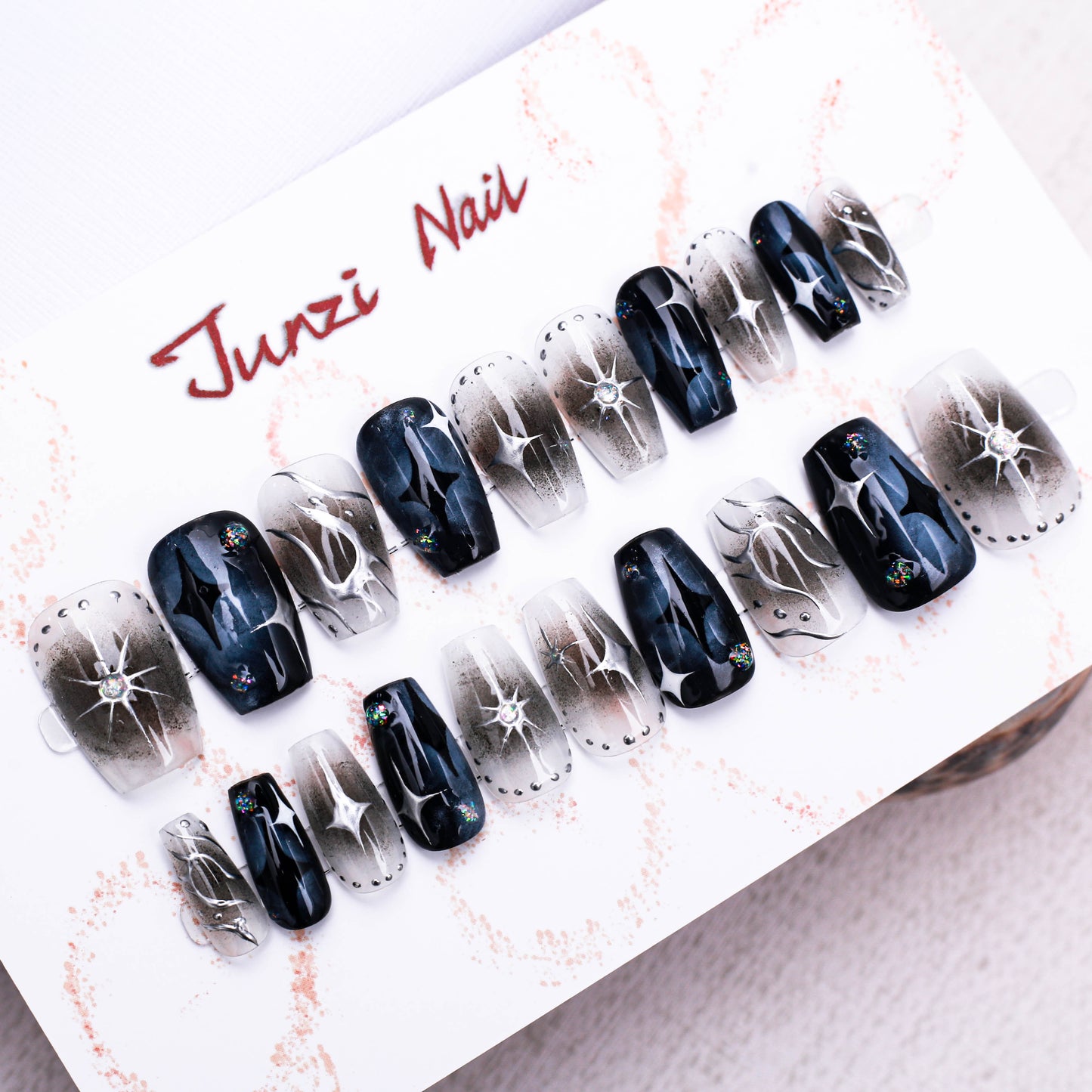 Starlit Twilight Whisper Press On Nail