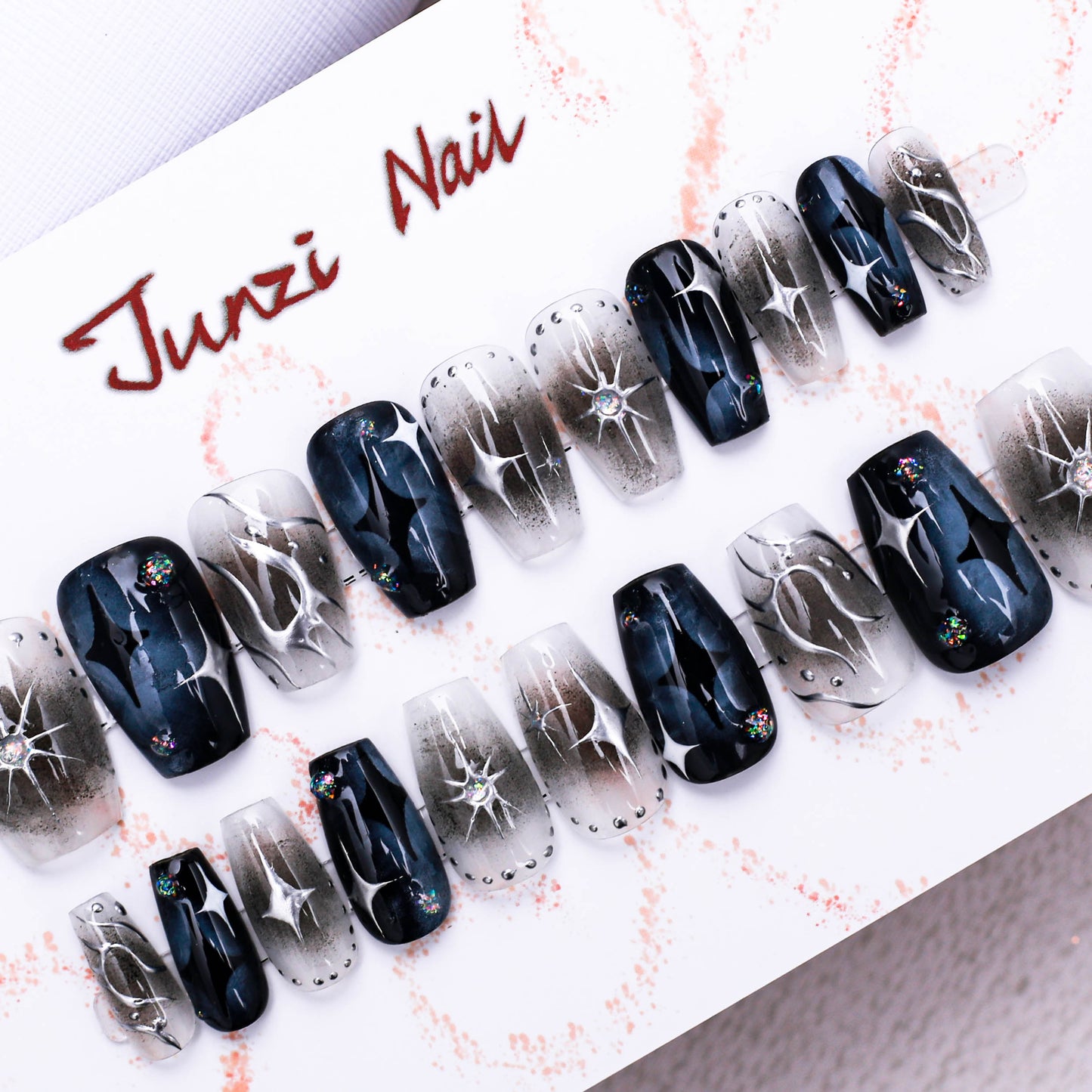 Starlit Twilight Whisper Press On Nail