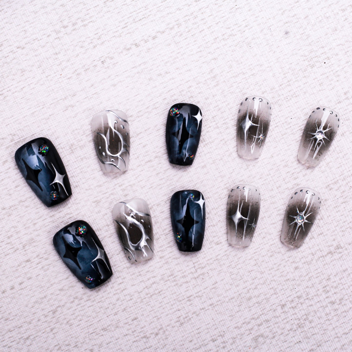 Starlit Twilight Whisper Press On Nail