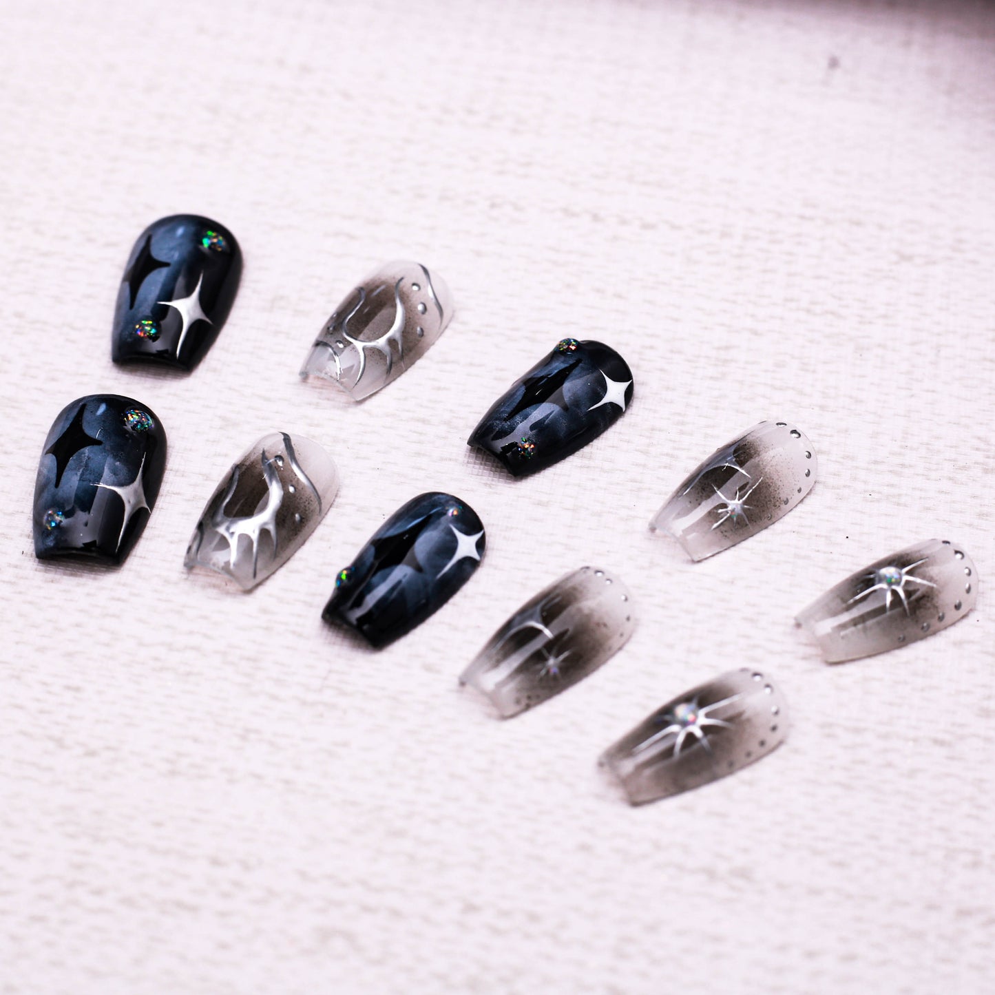 Starlit Twilight Whisper Press On Nail