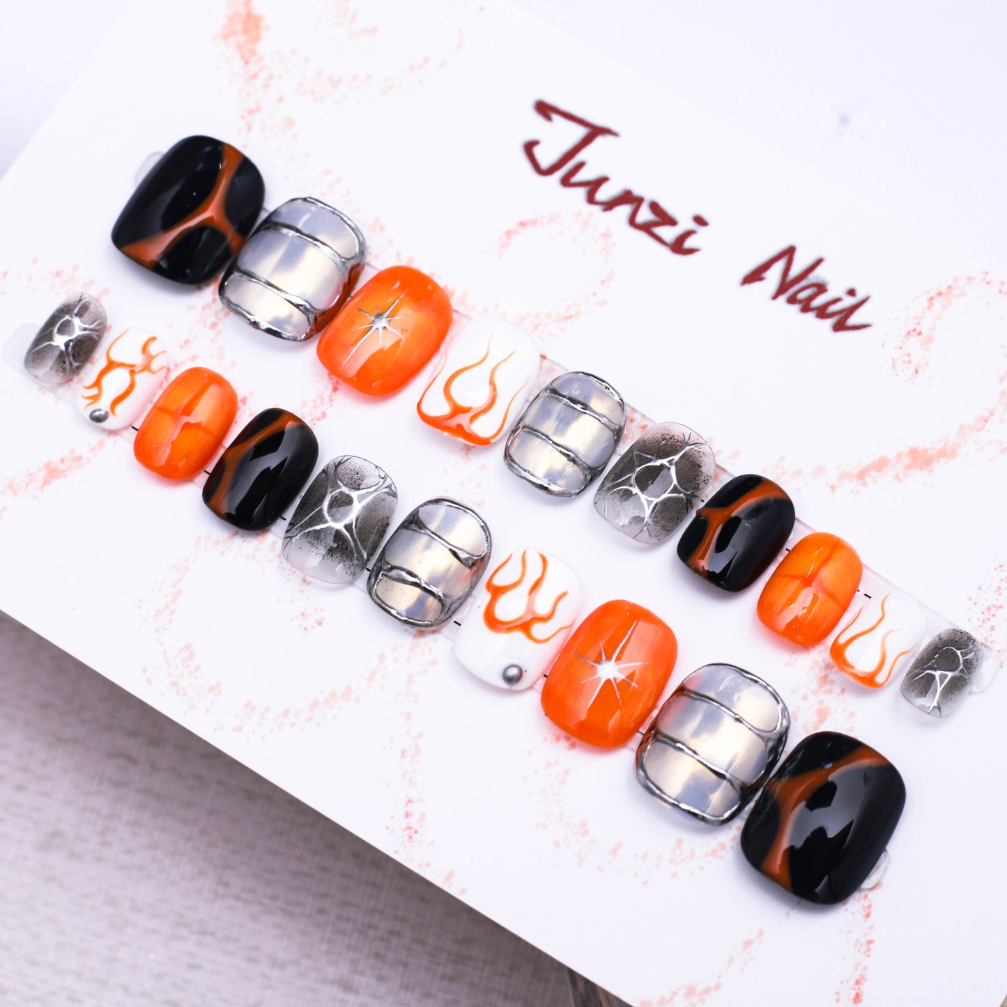 Eclipse Blaze Fusion Press On Nail