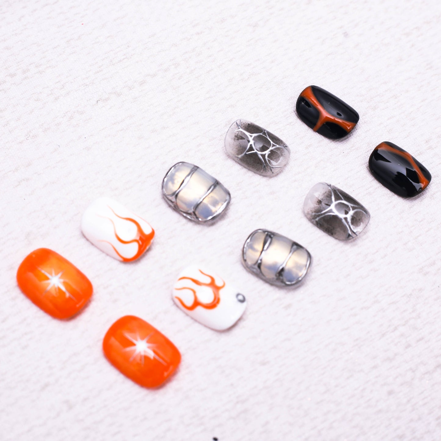 Eclipse Blaze Fusion Press On Nail