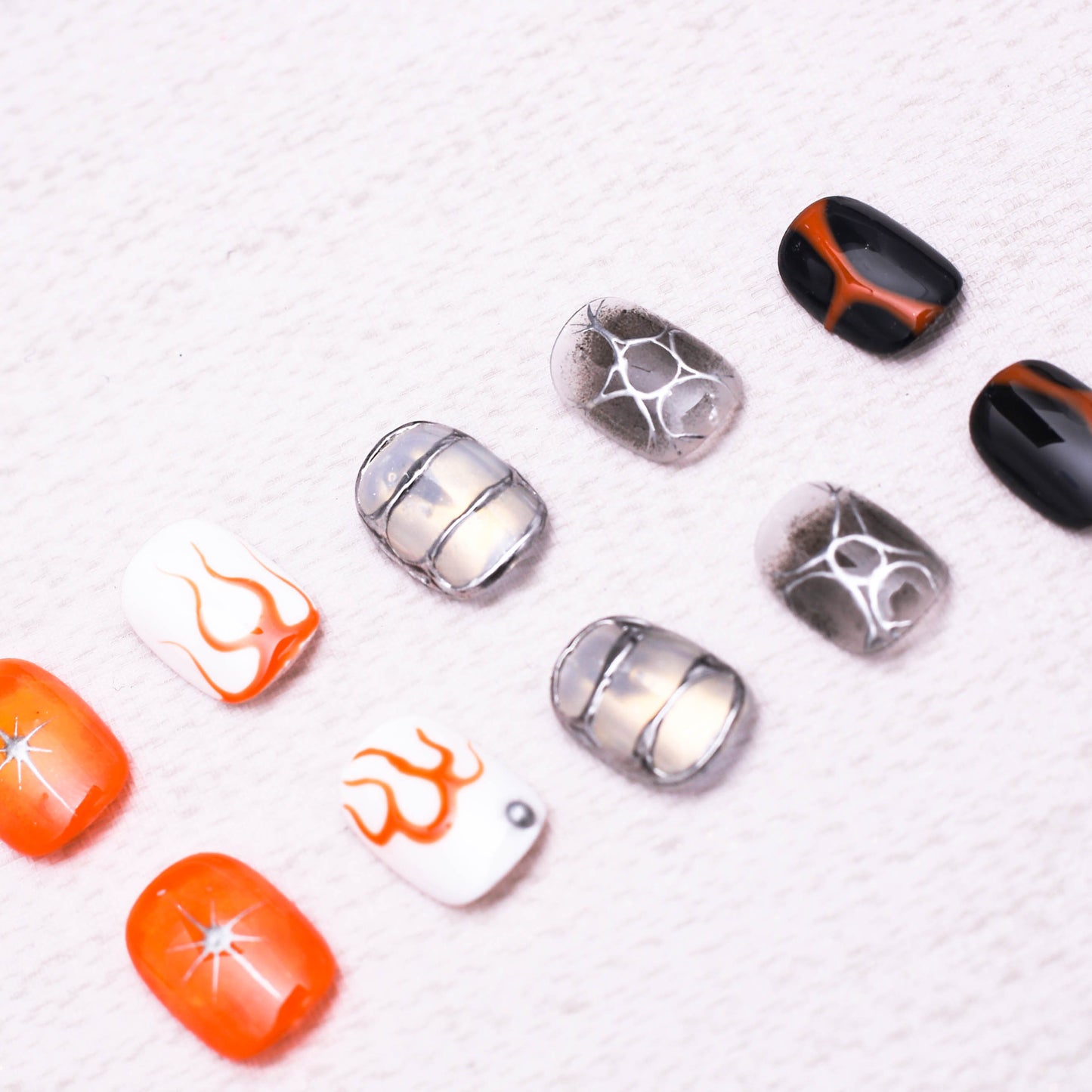 Eclipse Blaze Fusion Press On Nail