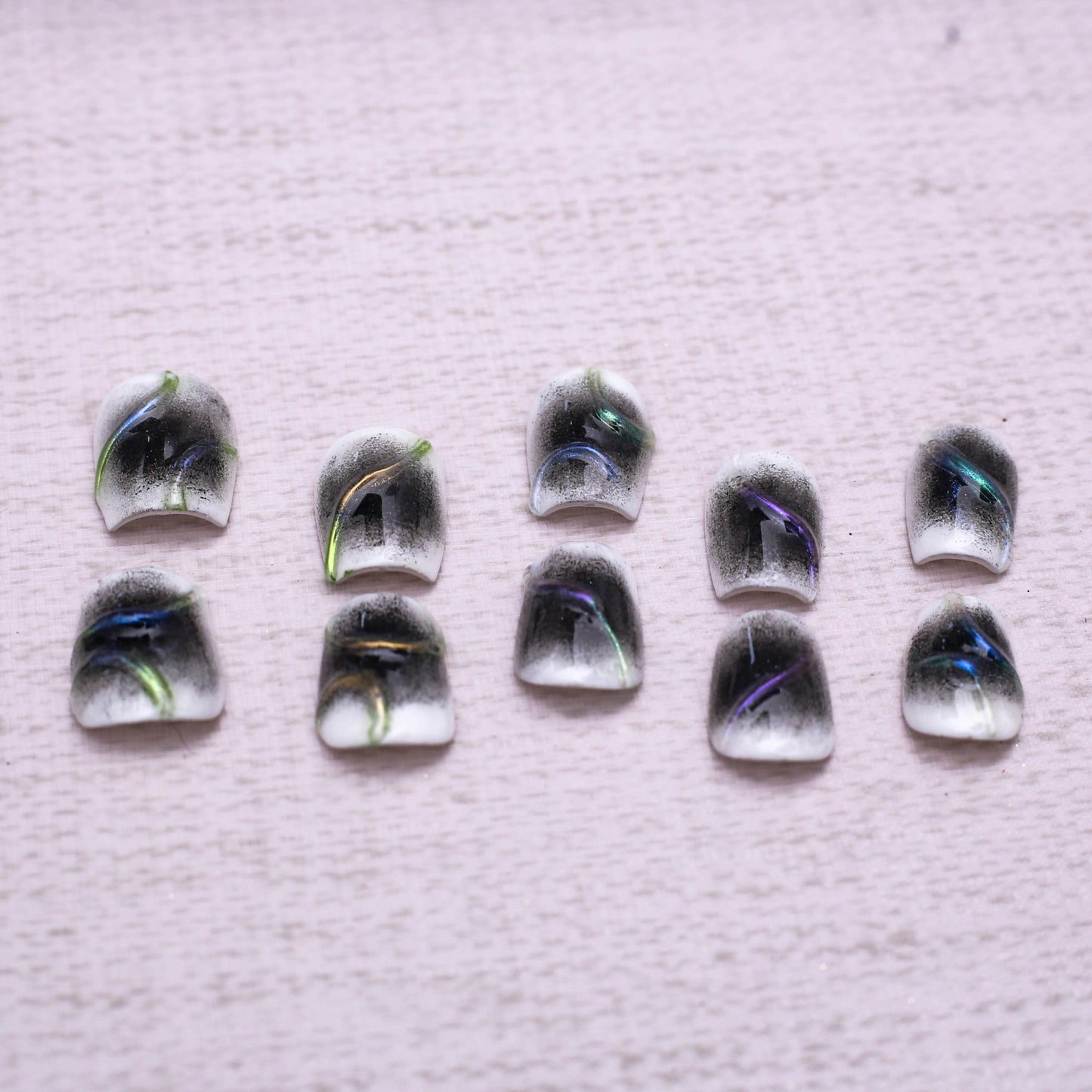 Galaxy Swirl Gradient Press On Nail