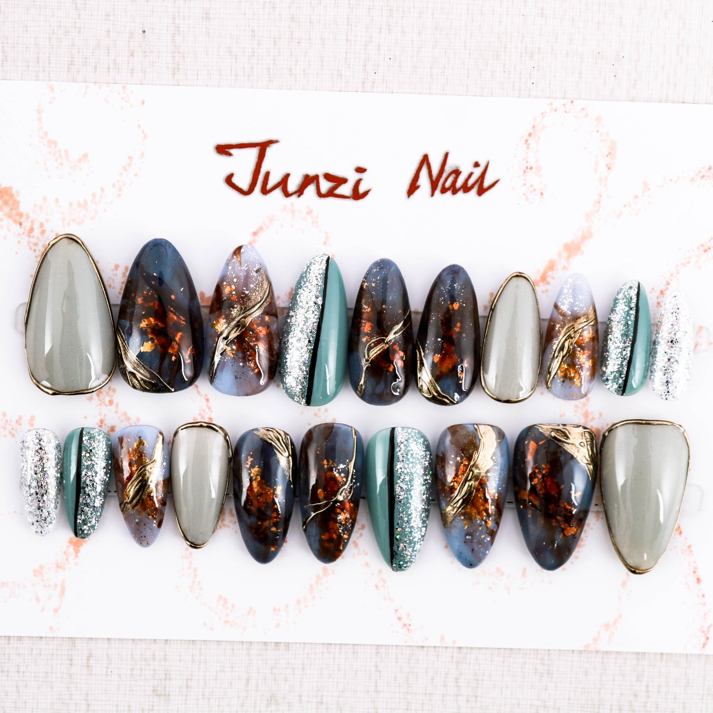 Earthen Grace Press On Nails