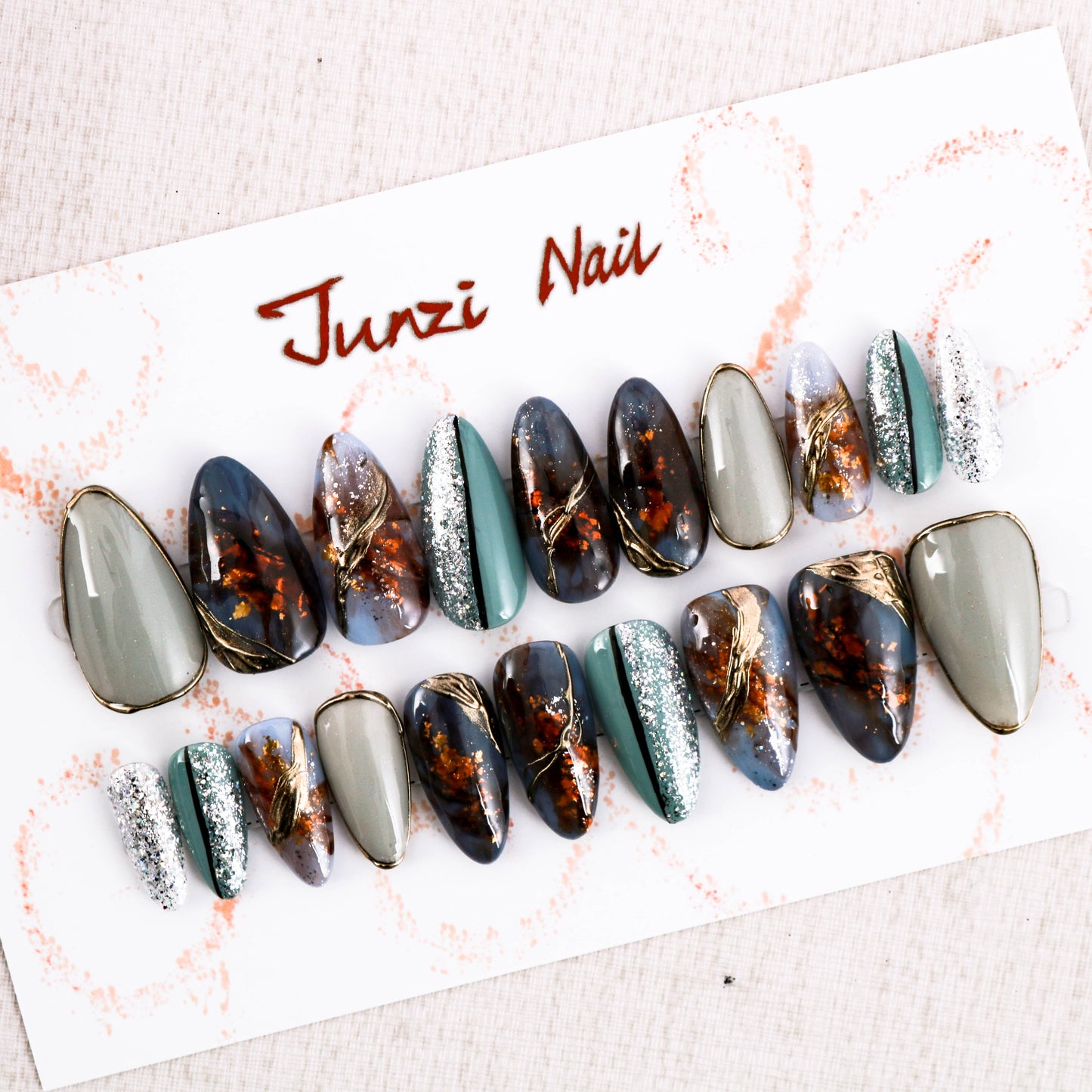 Earthen Grace Press On Nails