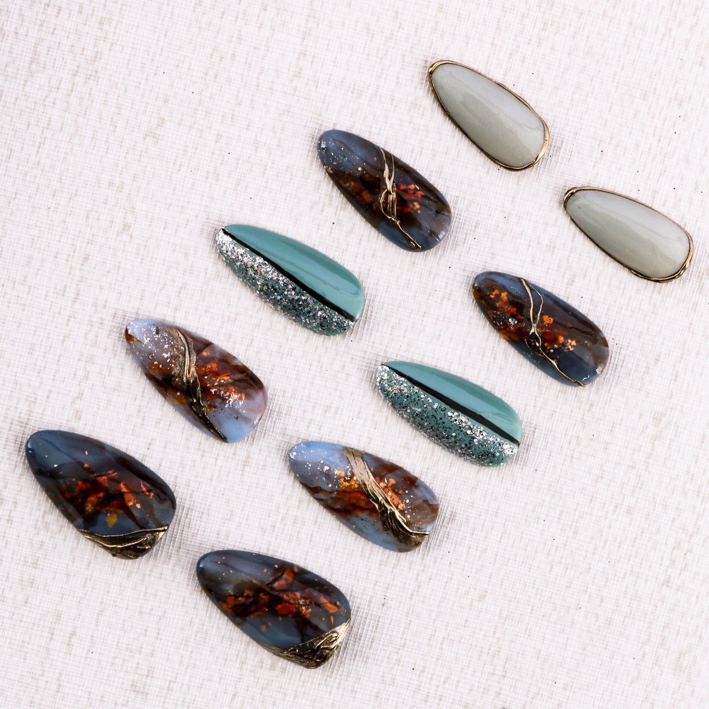 Earthen Grace Press On Nails