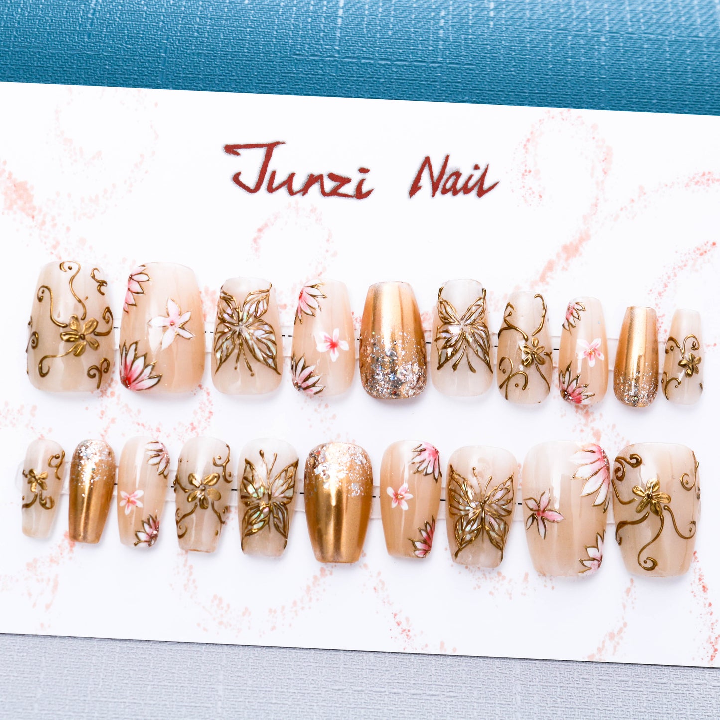 Butterfly Blossom Gala Press On Nail