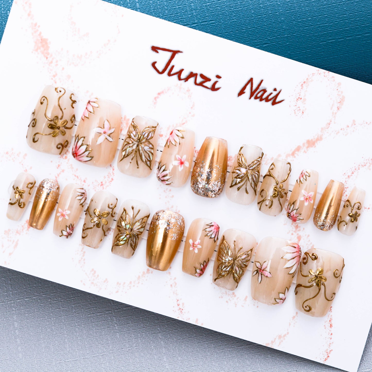 Butterfly Blossom Gala Press On Nail