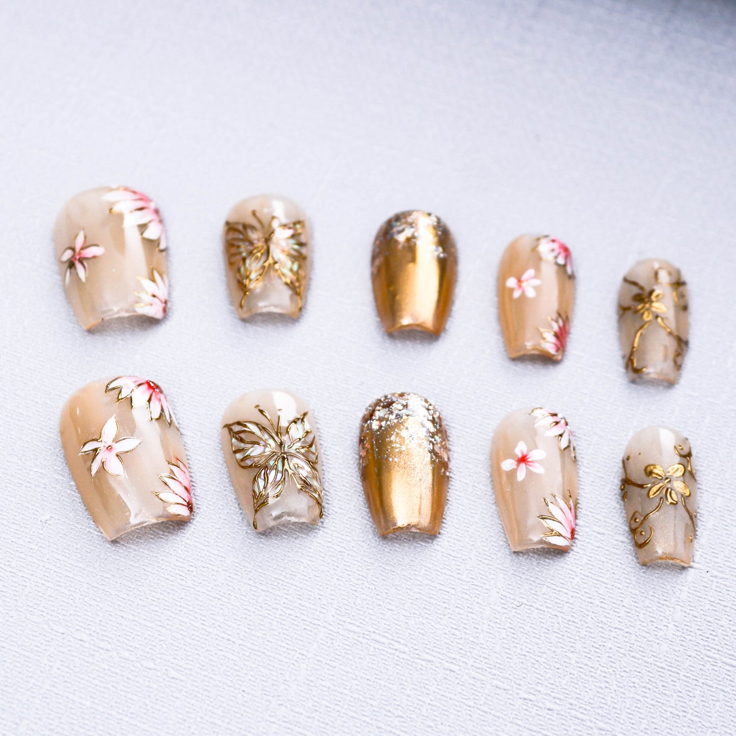 Butterfly Blossom Gala Press On Nail