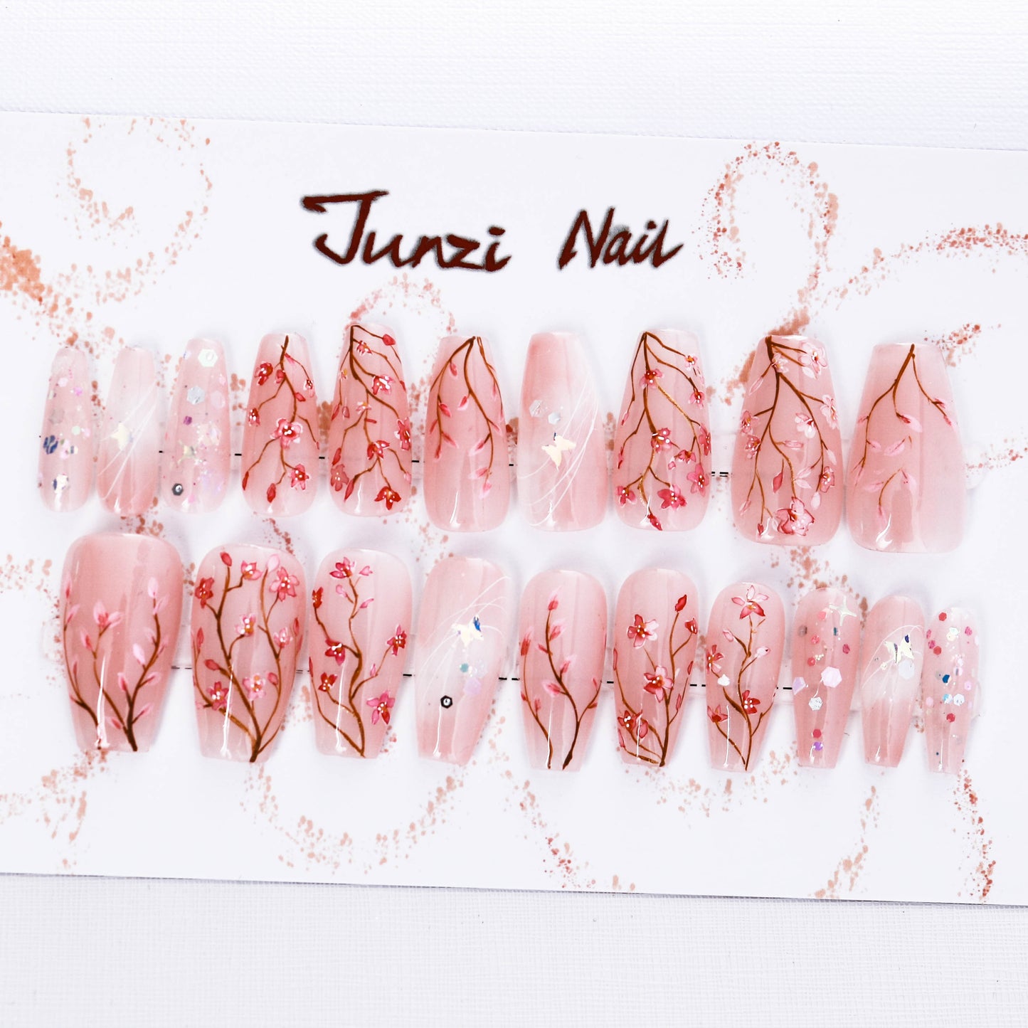 Cherry Blossom Whisper Press On Nail