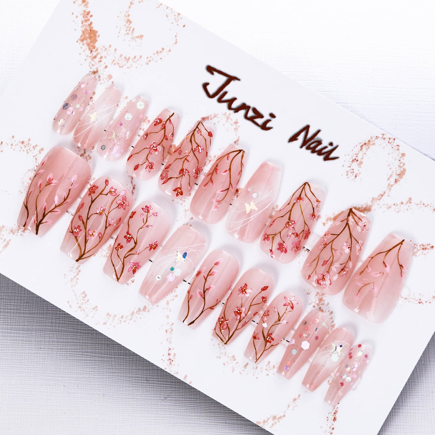 Cherry Blossom Whisper Press On Nail