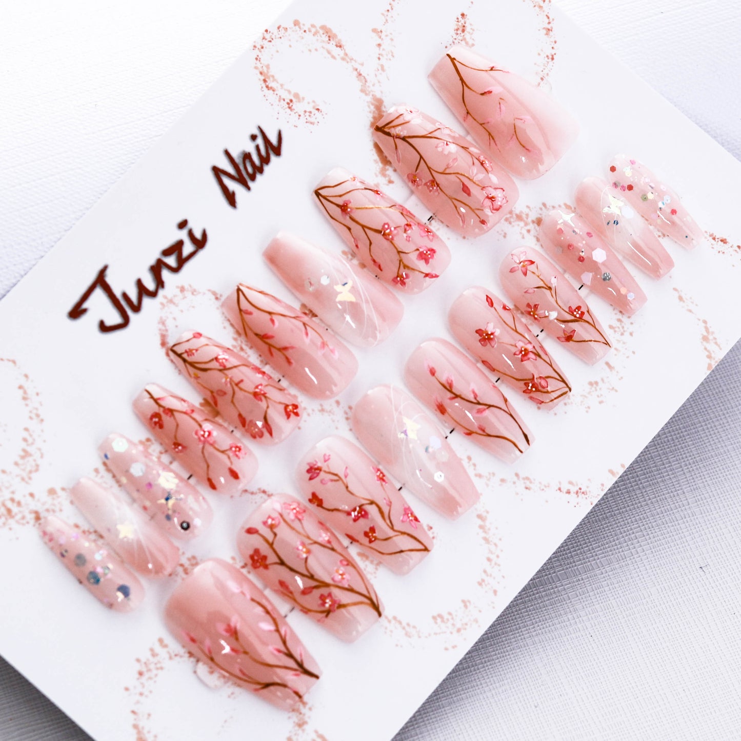 Cherry Blossom Whisper Press On Nail